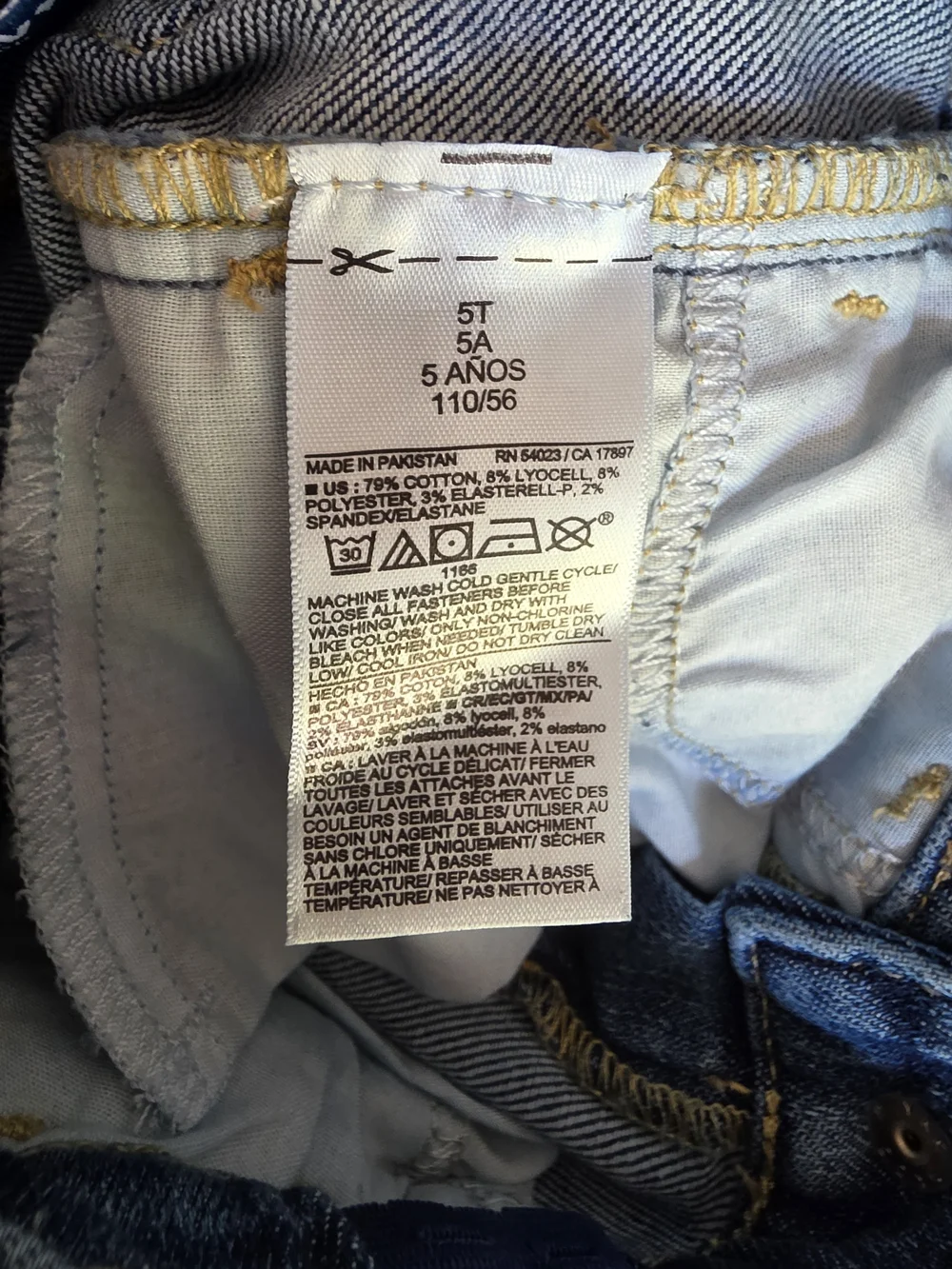 Old Navy Blue Distressed Kids Skinny Jeans